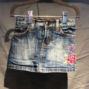 Girls jean skirt